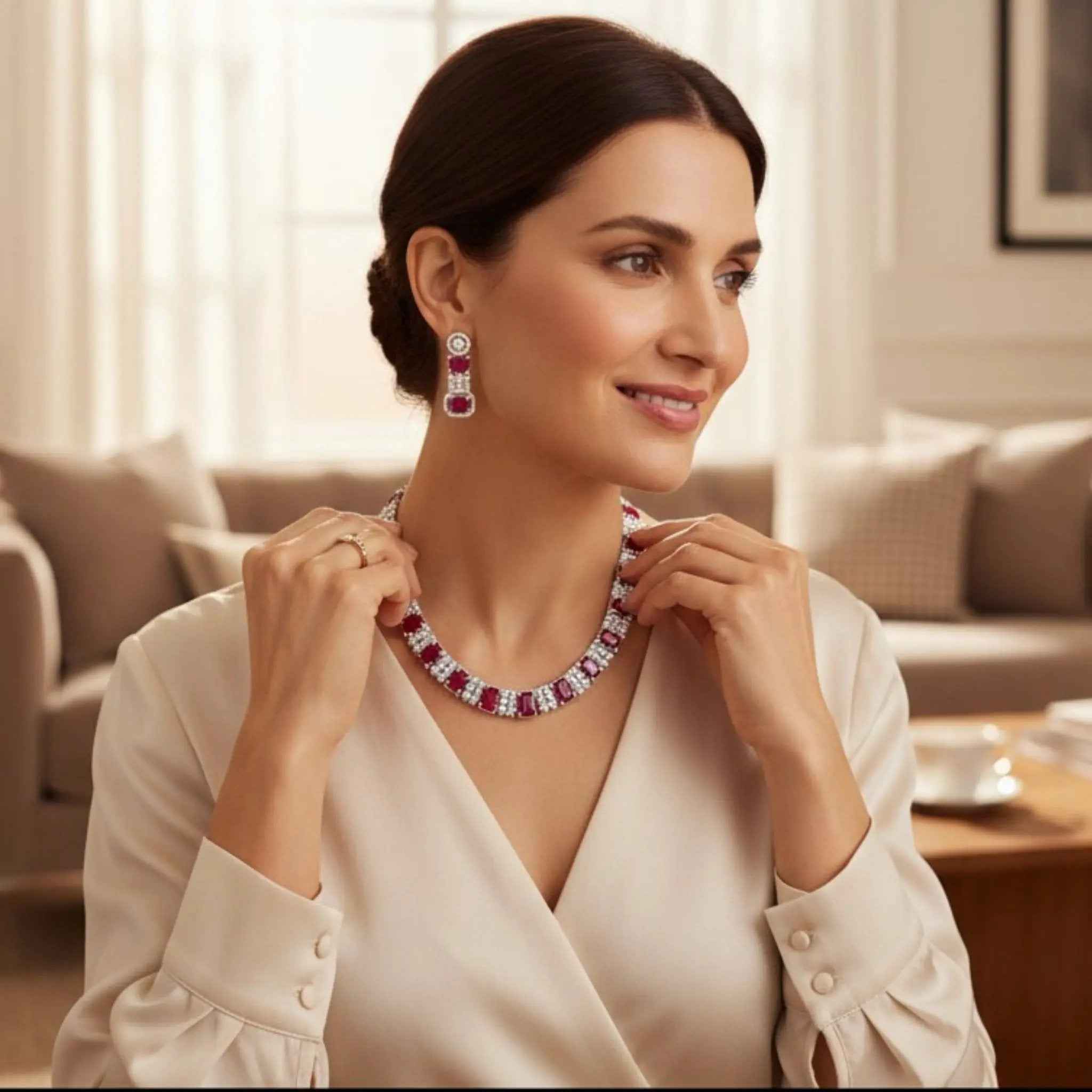Crimson Royale Jewelry Set