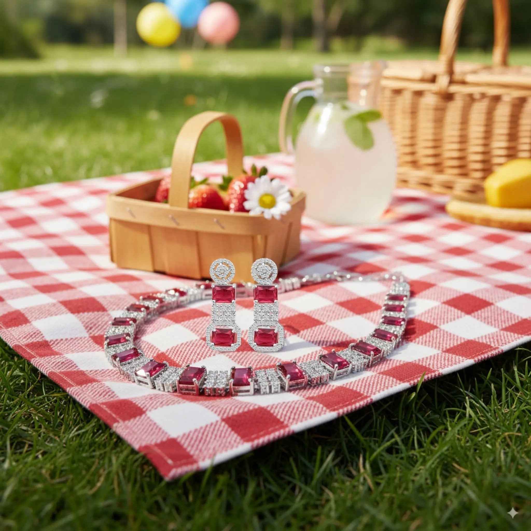 Crimson Royale Jewelry Set