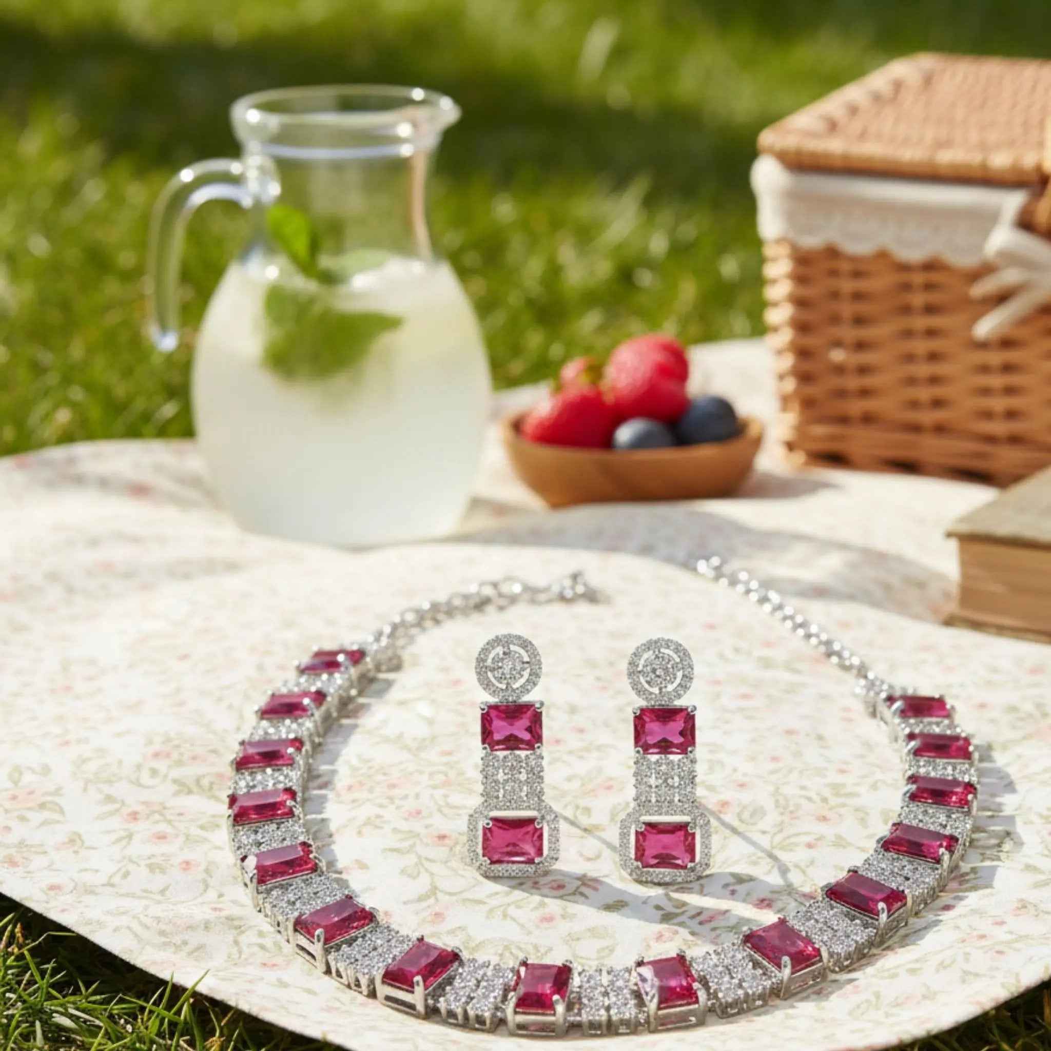 Crimson Royale Jewelry Set