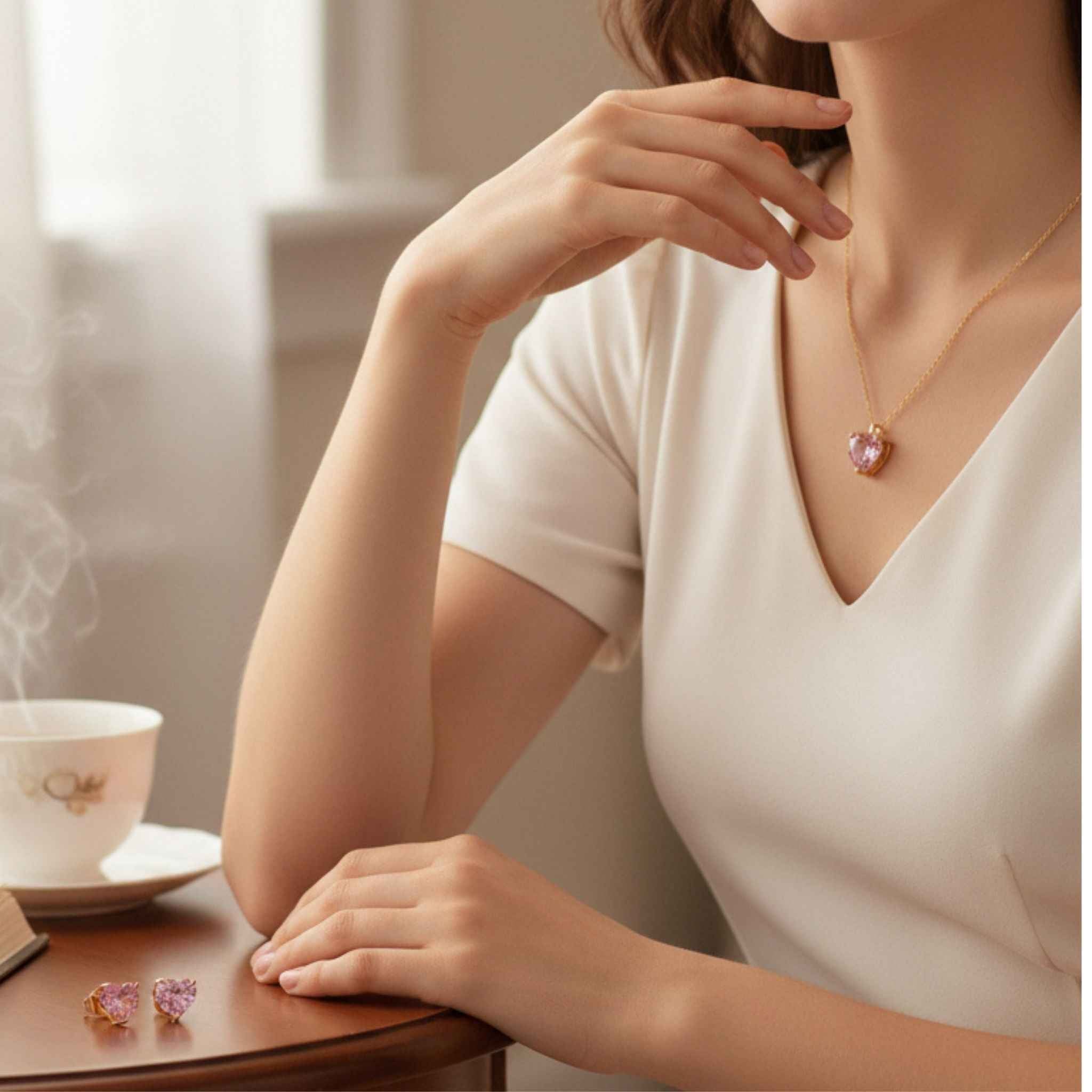 Rosé Heart Set N3VO