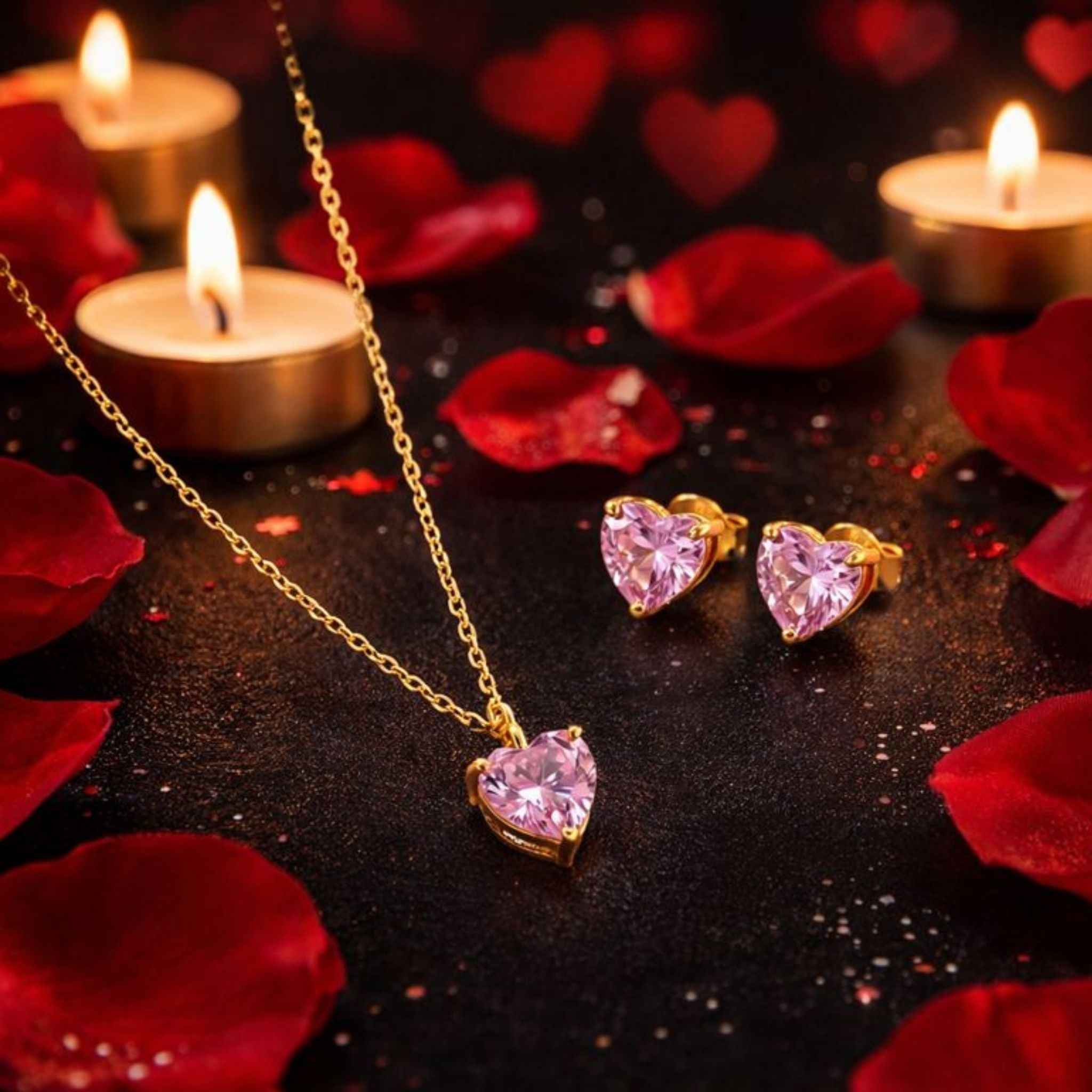 Rosé Heart Set N3VO