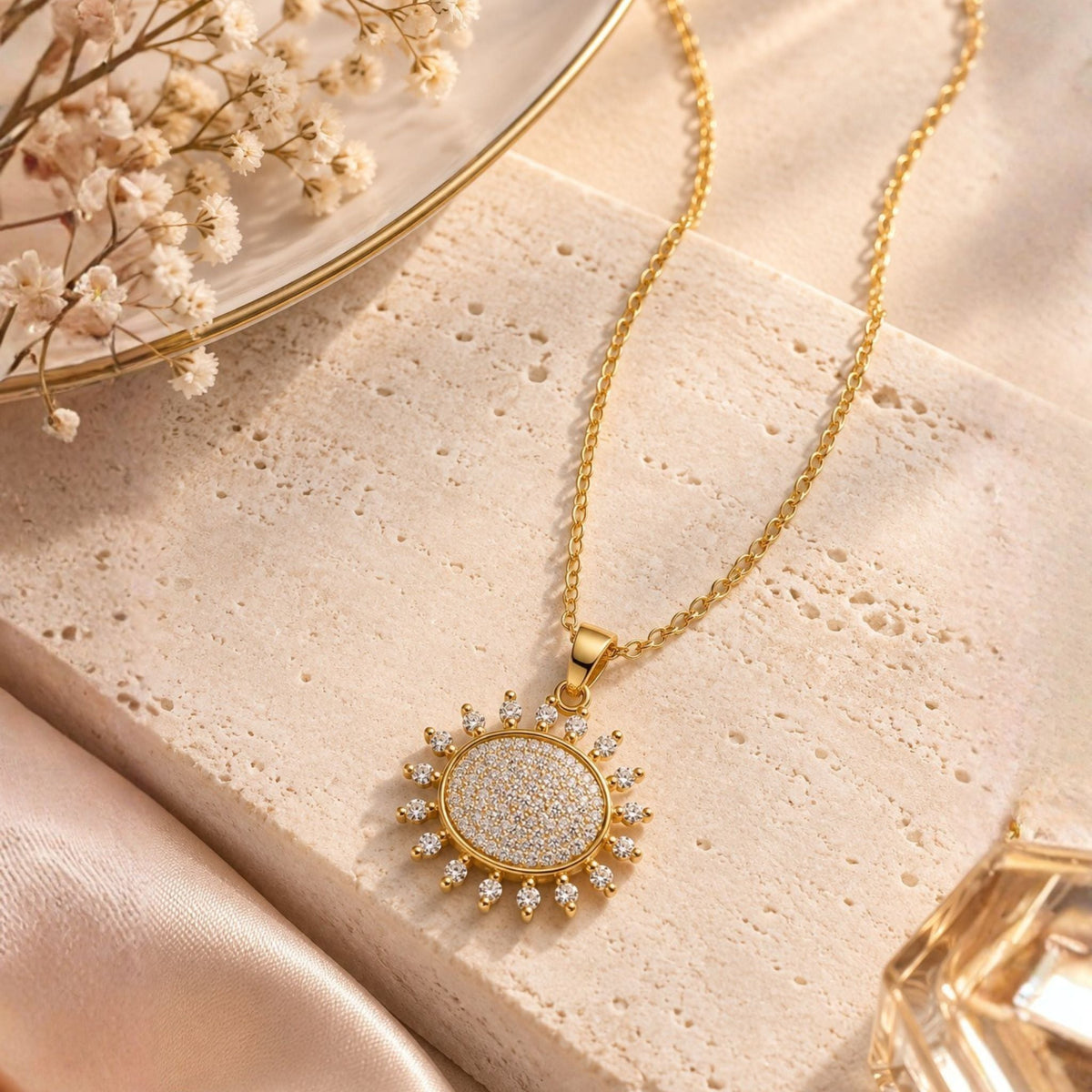 Sun Pendant Necklace N3VO