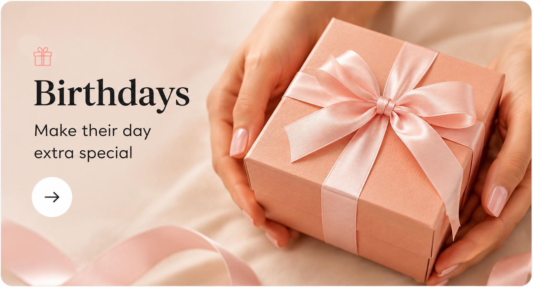 Luxury editorial banner